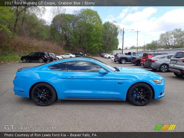 2017 Ford Mustang GT Coupe in Grabber Blue