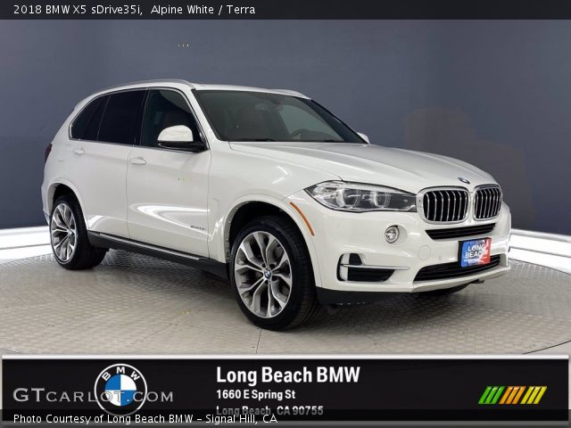 2018 BMW X5 sDrive35i in Alpine White