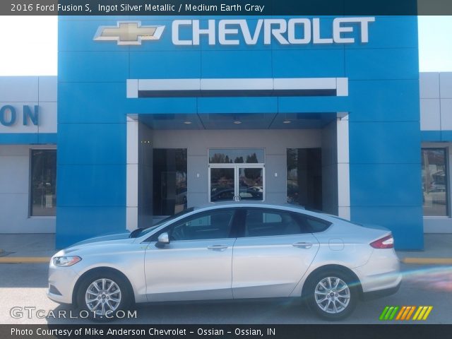 2016 Ford Fusion S in Ingot Silver Metallic