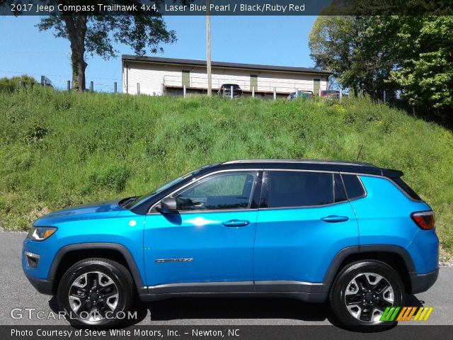 2017 Jeep Compass Trailhawk 4x4 in Laser Blue Pearl
