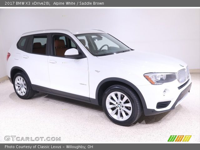 2017 BMW X3 xDrive28i in Alpine White