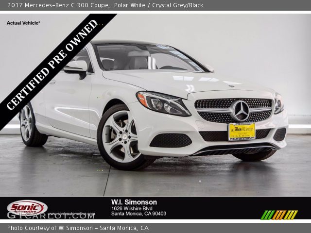 2017 Mercedes-Benz C 300 Coupe in Polar White