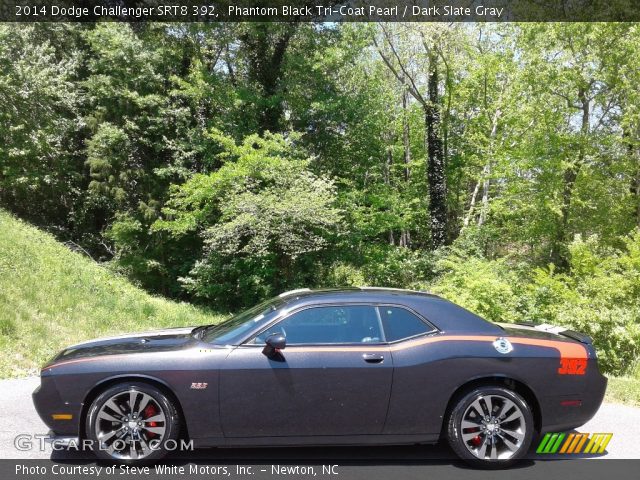 2014 Dodge Challenger SRT8 392 in Phantom Black Tri-Coat Pearl