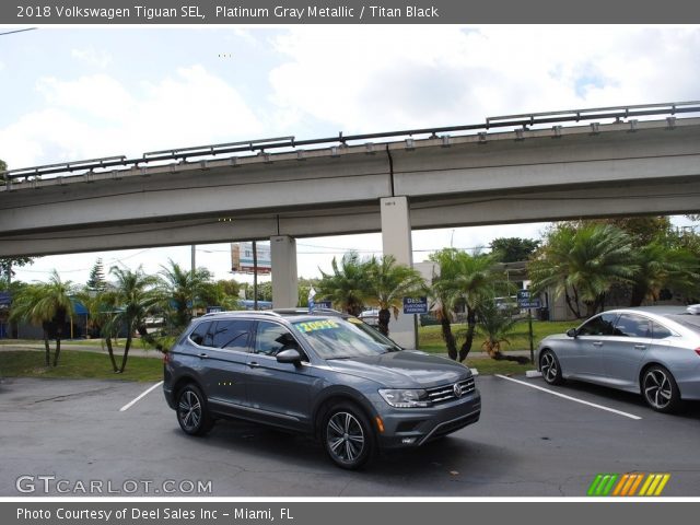 2018 Volkswagen Tiguan SEL in Platinum Gray Metallic