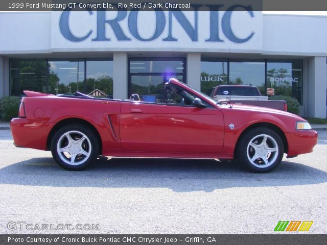 1999 Ford Mustang GT Convertible in Rio Red