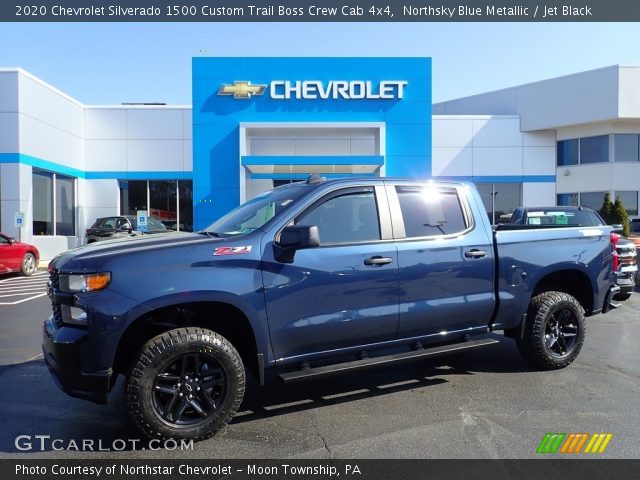 2020 Chevrolet Silverado 1500 Custom Trail Boss Crew Cab 4x4 in Northsky Blue Metallic