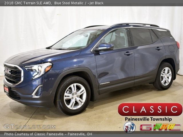 2018 GMC Terrain SLE AWD in Blue Steel Metallic