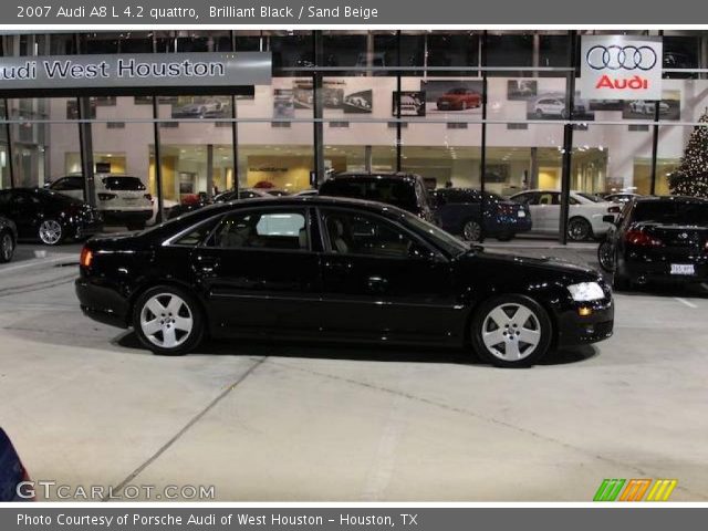 2007 Audi A8 L 4.2 quattro in Brilliant Black