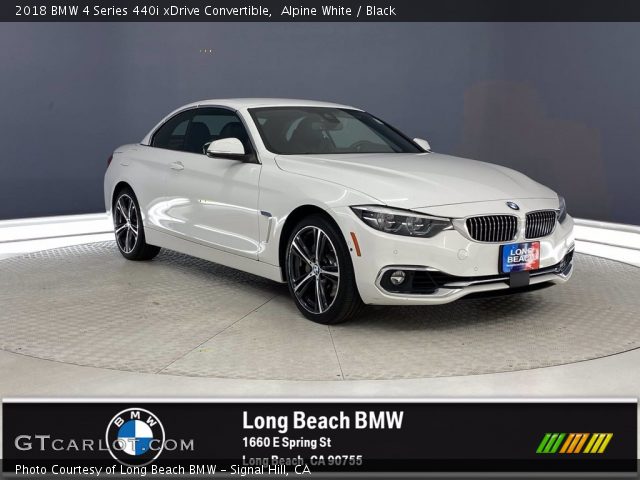 2018 BMW 4 Series 440i xDrive Convertible in Alpine White