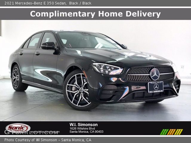 2021 Mercedes-Benz E 350 Sedan in Black