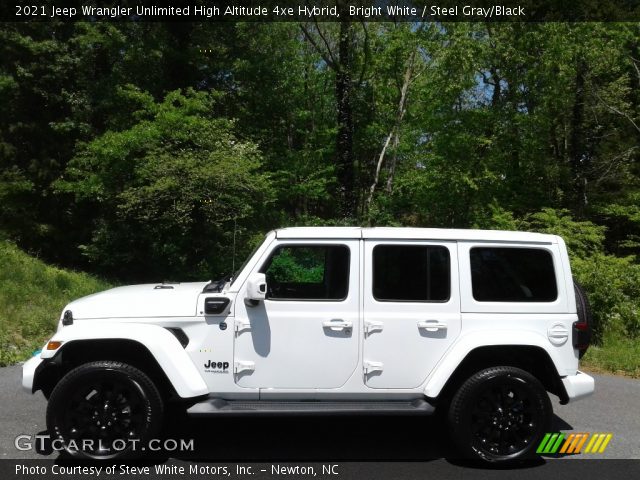 2021 Jeep Wrangler Unlimited High Altitude 4xe Hybrid in Bright White