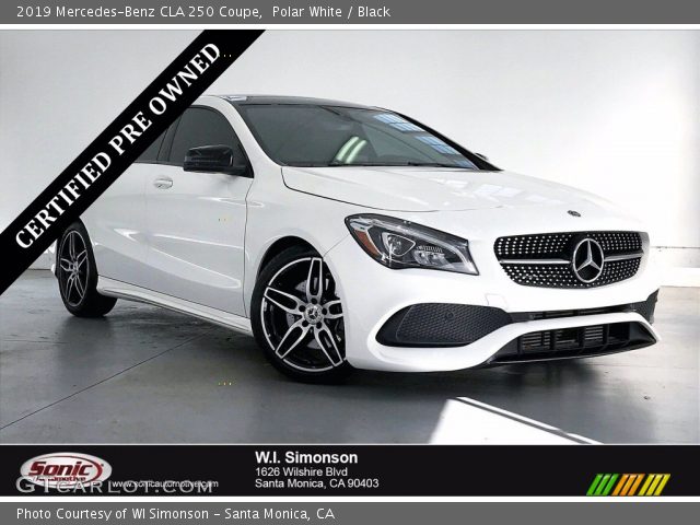 2019 Mercedes-Benz CLA 250 Coupe in Polar White