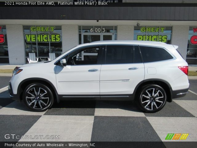 2021 Honda Pilot Elite AWD in Platinum White Pearl