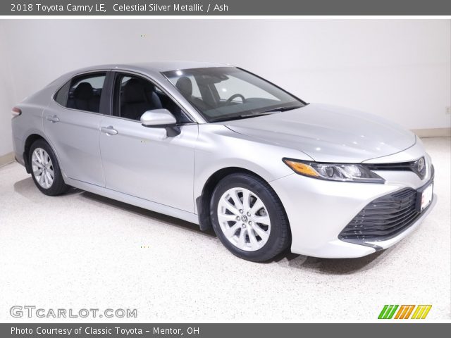 2018 Toyota Camry LE in Celestial Silver Metallic