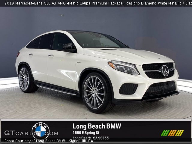 2019 Mercedes-Benz GLE 43 AMG 4Matic Coupe Premium Package in designo Diamond White Metallic