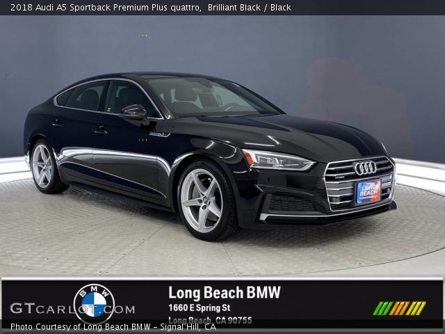 2018 Audi A5 Sportback Premium Plus quattro in Brilliant Black