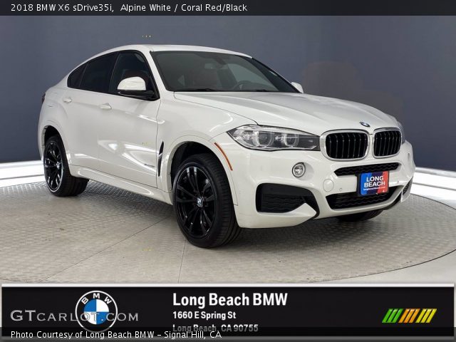 2018 BMW X6 sDrive35i in Alpine White