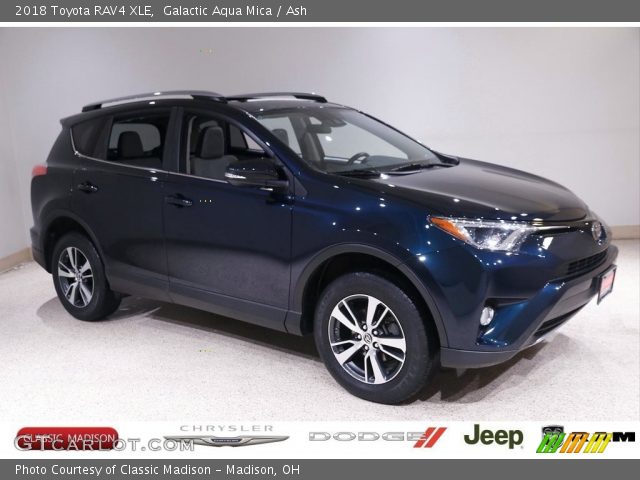 2018 Toyota RAV4 XLE in Galactic Aqua Mica