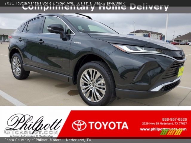 2021 Toyota Venza Hybrid Limited AWD in Celestial Black