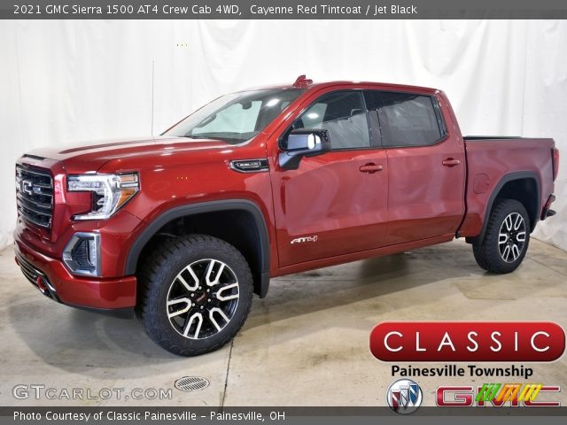 2021 GMC Sierra 1500 AT4 Crew Cab 4WD in Cayenne Red Tintcoat