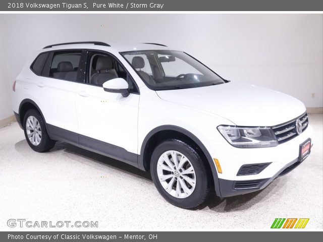 2018 Volkswagen Tiguan S in Pure White