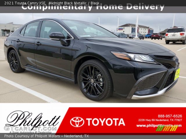 2021 Toyota Camry XSE in Midnight Black Metallic