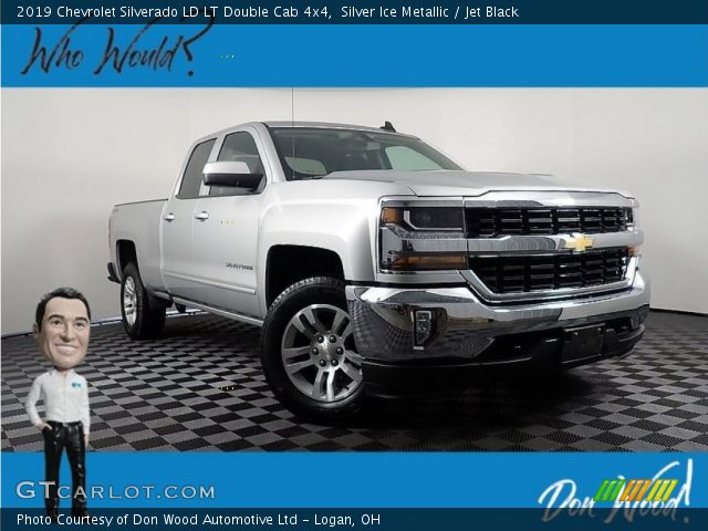 2019 Chevrolet Silverado LD LT Double Cab 4x4 in Silver Ice Metallic