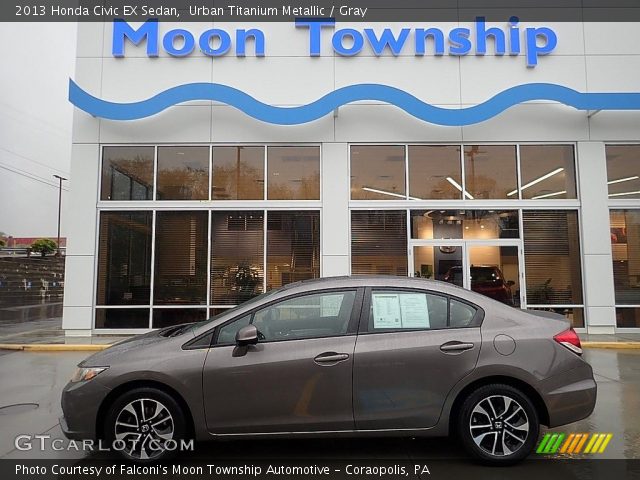 2013 Honda Civic EX Sedan in Urban Titanium Metallic
