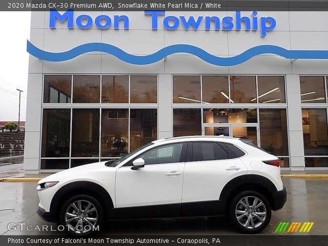2020 Mazda CX-30 Premium AWD in Snowflake White Pearl Mica