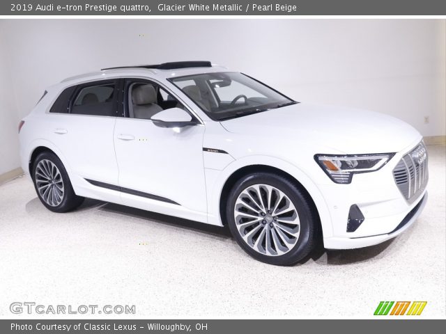 2019 Audi e-tron Prestige quattro in Glacier White Metallic