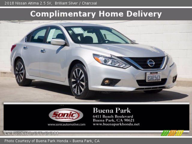 2018 Nissan Altima 2.5 SV in Brilliant Silver