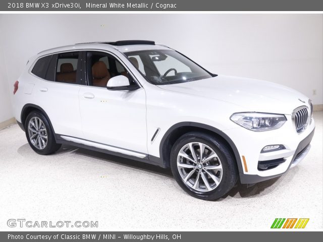 2018 BMW X3 xDrive30i in Mineral White Metallic