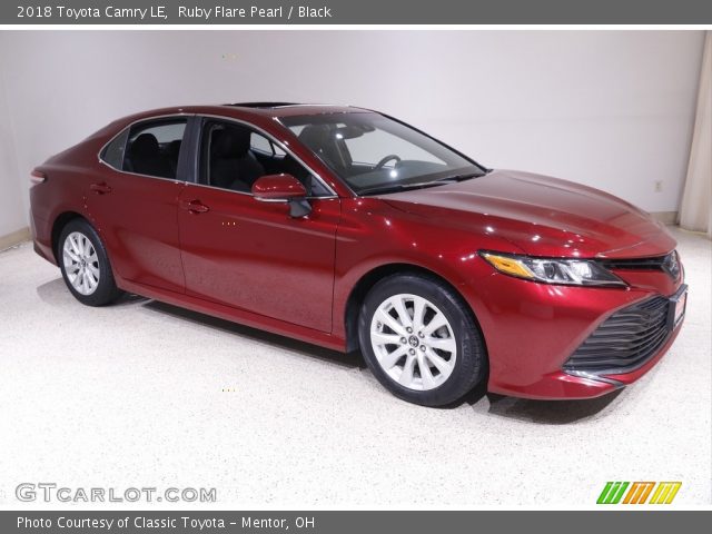 2018 Toyota Camry LE in Ruby Flare Pearl