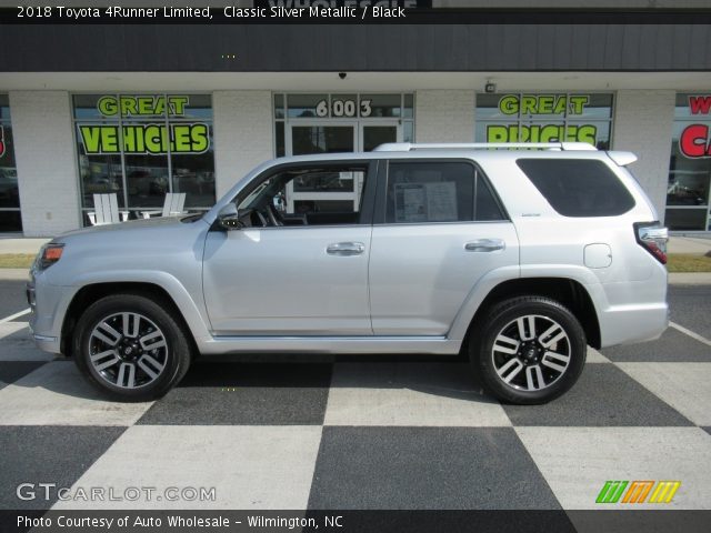 2018 Toyota 4Runner Limited in Classic Silver Metallic