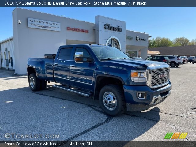 2016 GMC Sierra 3500HD Denali Crew Cab 4x4 in Stone Blue Metallic