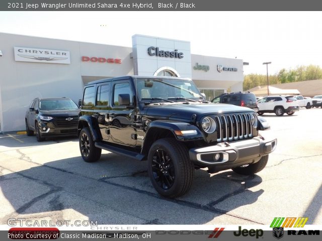2021 Jeep Wrangler Unlimited Sahara 4xe Hybrid in Black