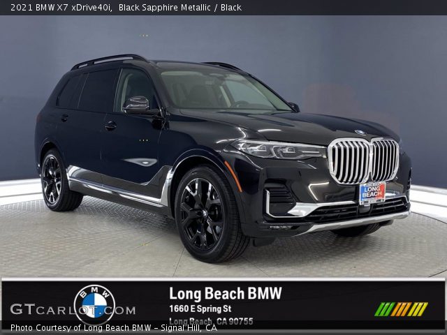 2021 BMW X7 xDrive40i in Black Sapphire Metallic