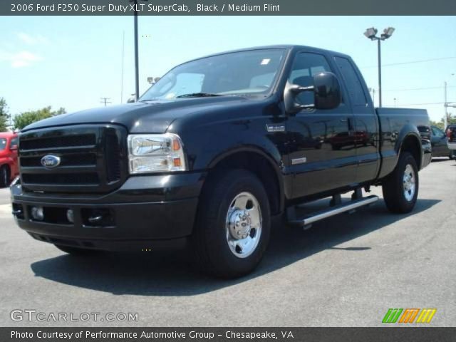 2006 Ford F250 Super Duty XLT SuperCab in Black