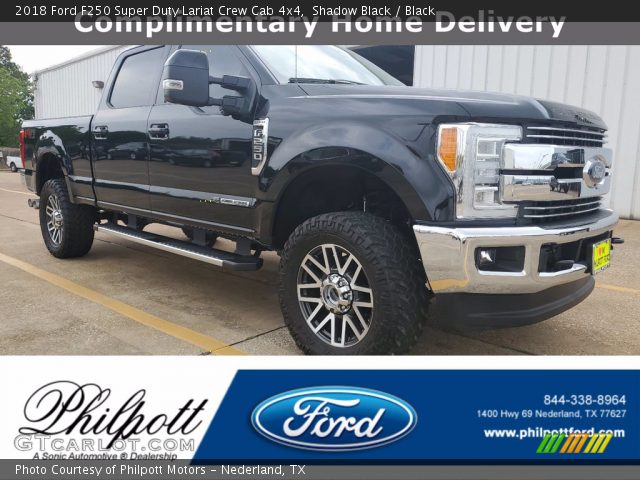 2018 Ford F250 Super Duty Lariat Crew Cab 4x4 in Shadow Black