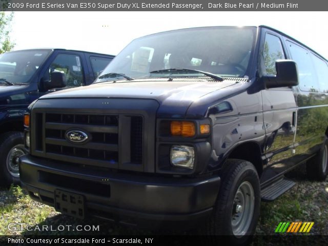 2009 Ford E Series Van E350 Super Duty XL Extended Passenger in Dark Blue Pearl