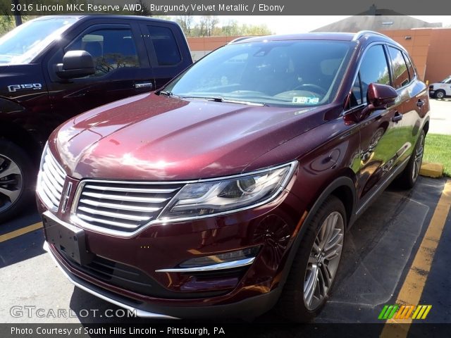2016 Lincoln MKC Reserve AWD in Burgundy Velvet Metallic
