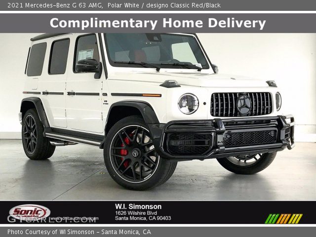 2021 Mercedes-Benz G 63 AMG in Polar White