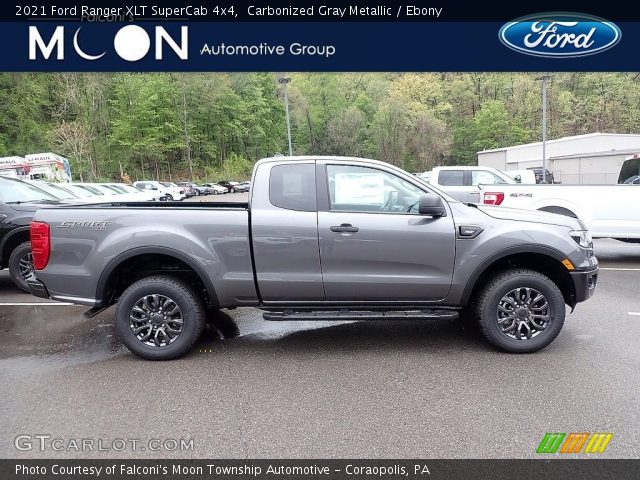 2021 Ford Ranger XLT SuperCab 4x4 in Carbonized Gray Metallic