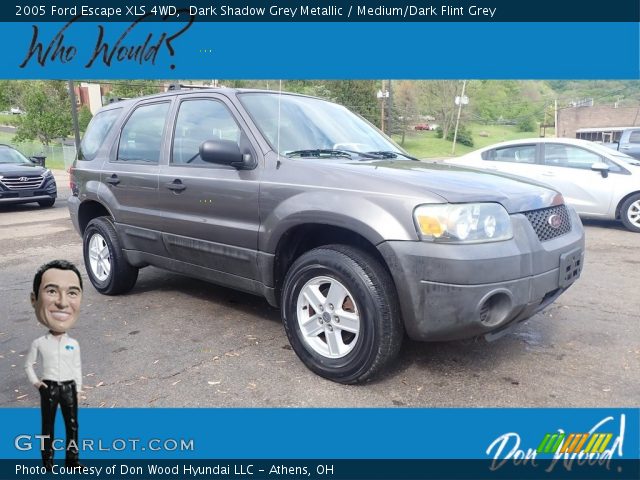 2005 Ford Escape XLS 4WD in Dark Shadow Grey Metallic