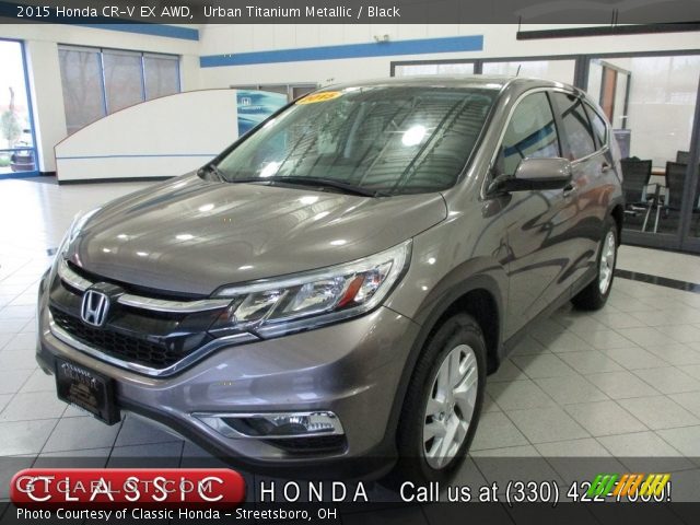 2015 Honda CR-V EX AWD in Urban Titanium Metallic