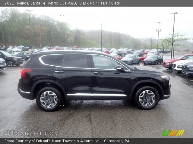 2021 Hyundai Santa Fe Hybrid Blue AWD in Black Noir Pearl