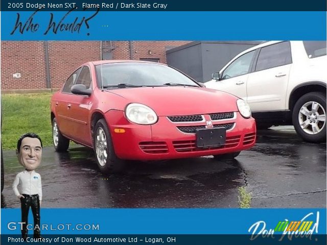 2005 Dodge Neon SXT in Flame Red