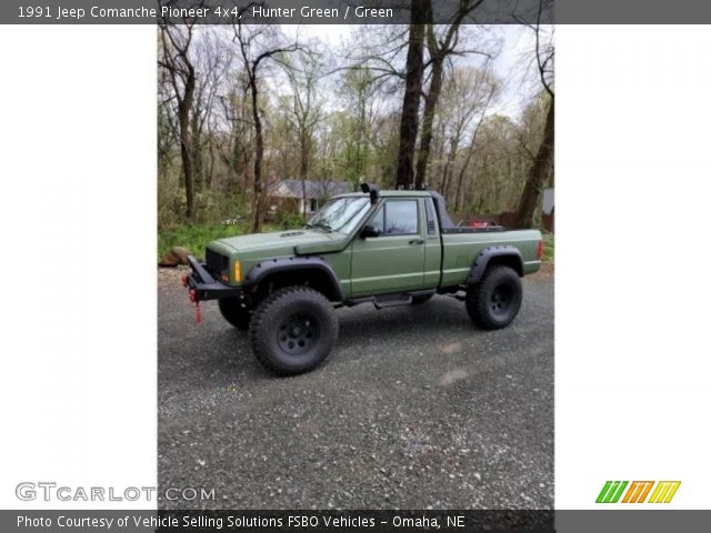 1991 Jeep Comanche Pioneer 4x4 in Hunter Green