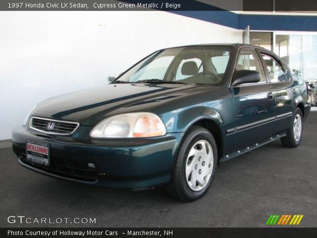 1997 Honda Civic LX Sedan in Cypress Green Metallic