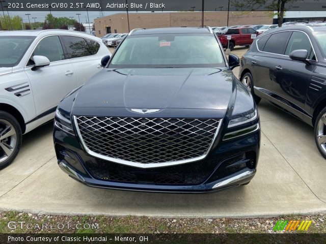 2021 Genesis GV80 2.5T AWD in Adriatic Blue